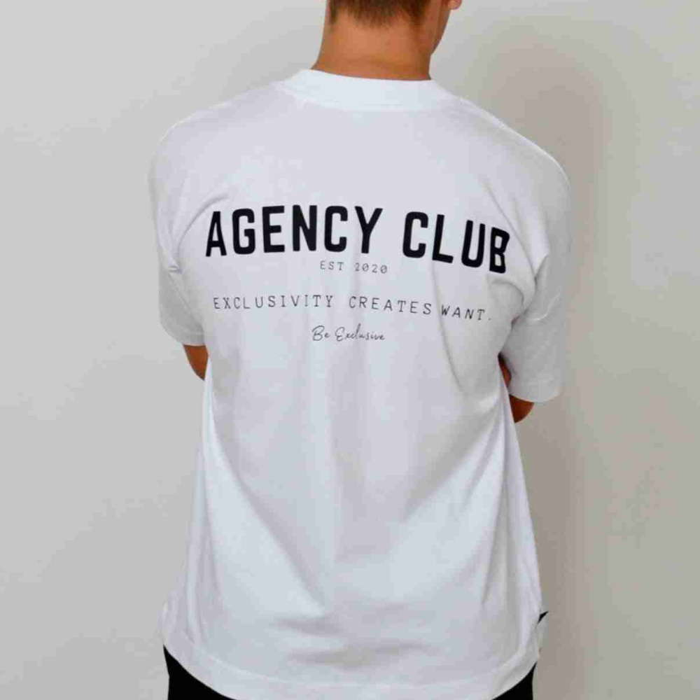 Agency club t shirt (2)