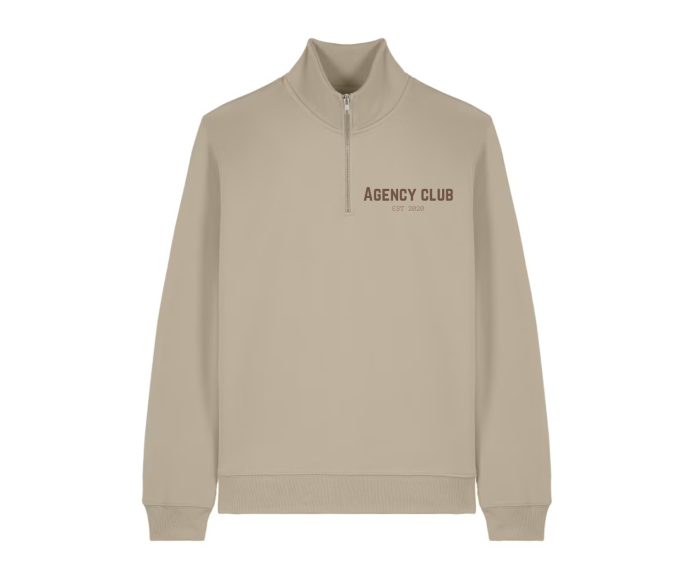 Iconic quarter zip desert dust