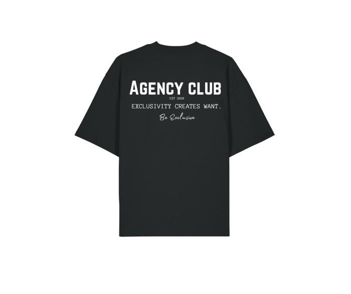 Iconic tee back black
