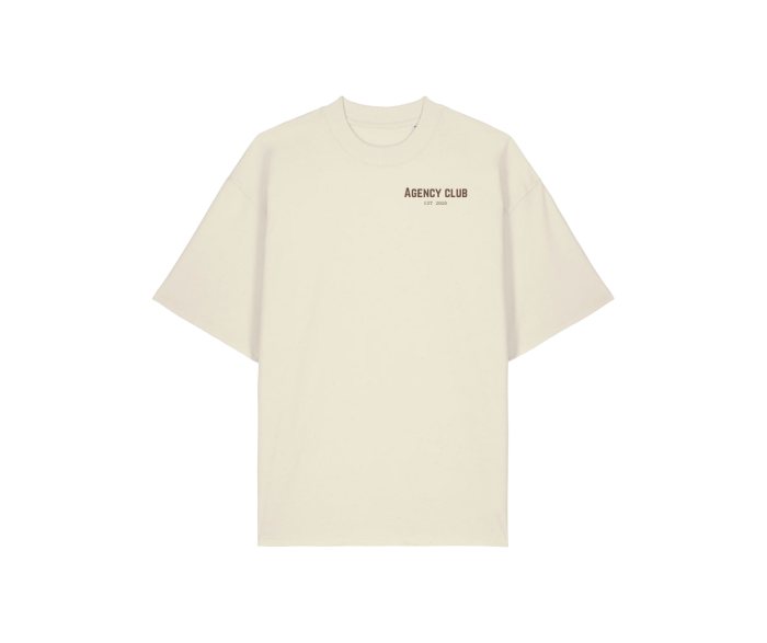 Iconic tee natural raw