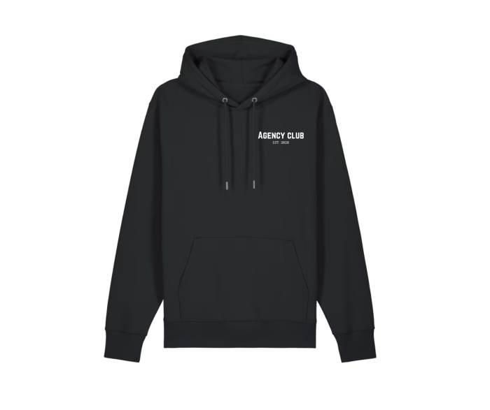 Medium fit hoodie black (2)