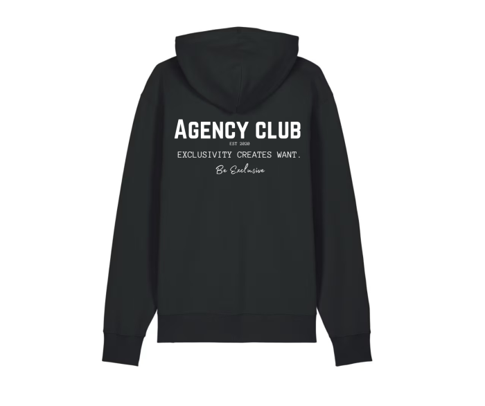 Medium fit hoodie black (3)