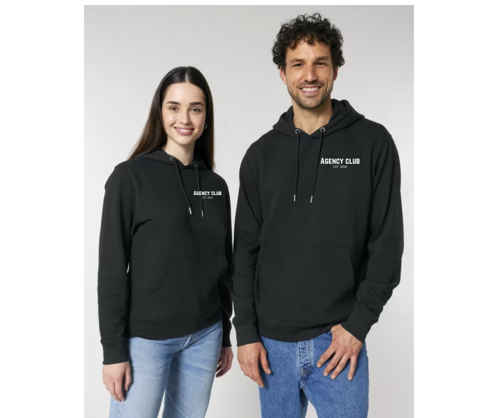 Medium fit hoodie black