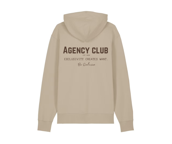 Medium fit hoodie desert dust (3)