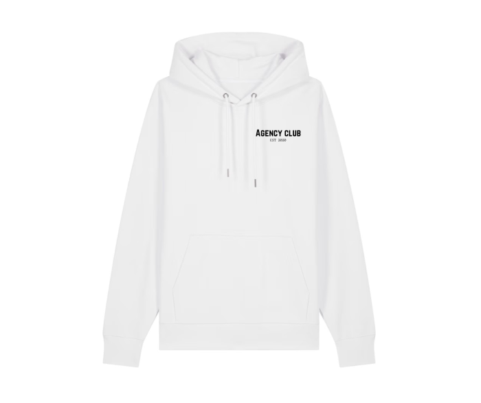 Medium fit hoodie white (2)