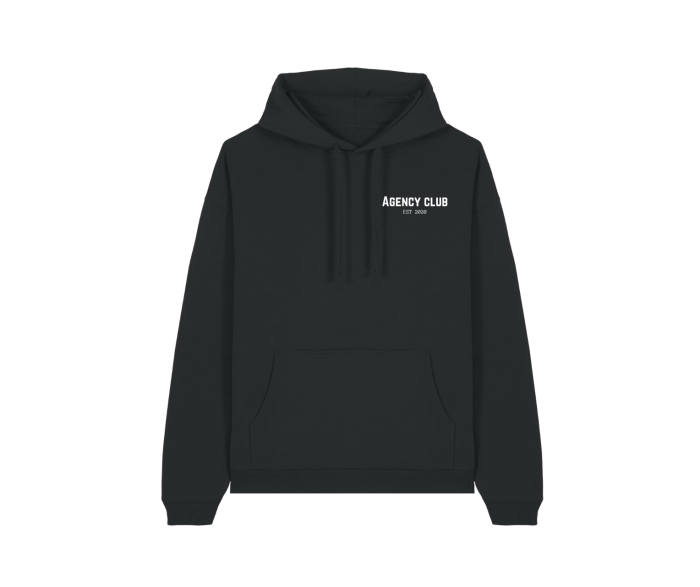 Iconic oversized hoodie black