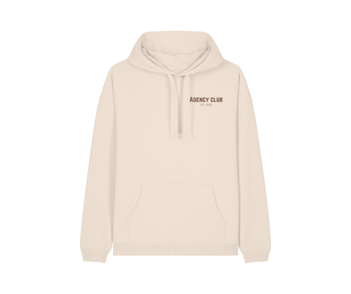 Iconic oversized hoodie cream