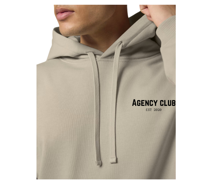 Iconic oversized hoodie model stone