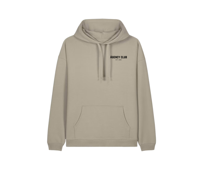 Iconic oversized hoodie stone