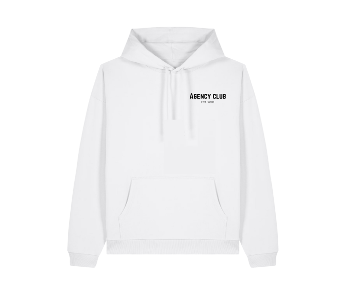 Iconic oversized hoodie white